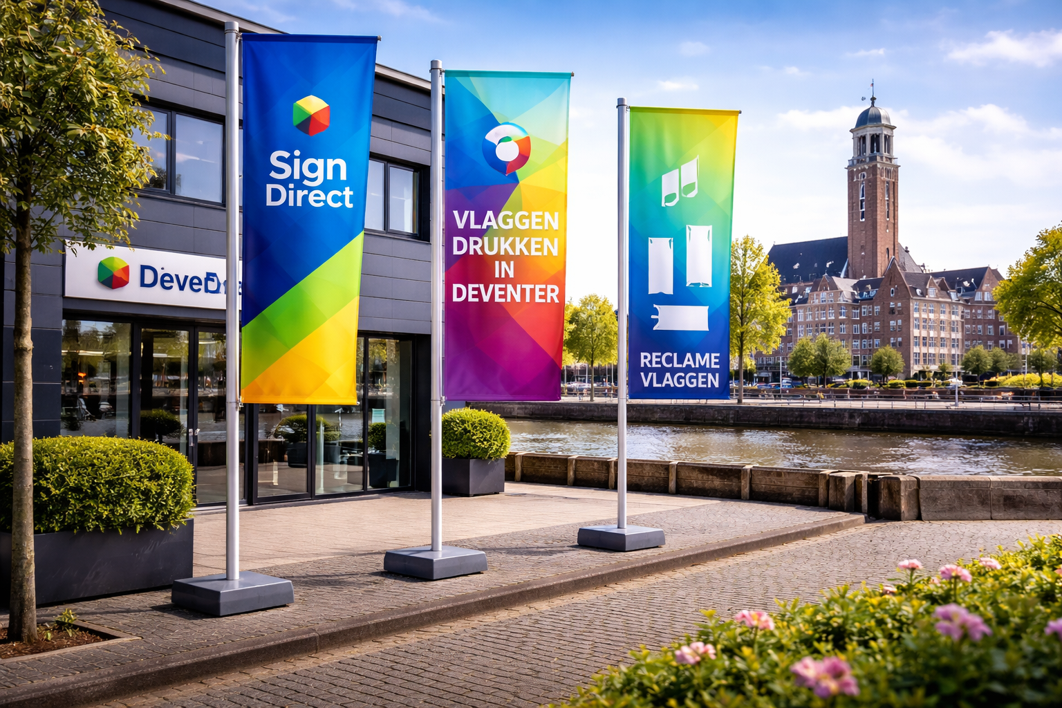 Vlaggen laten drukken in Deventer