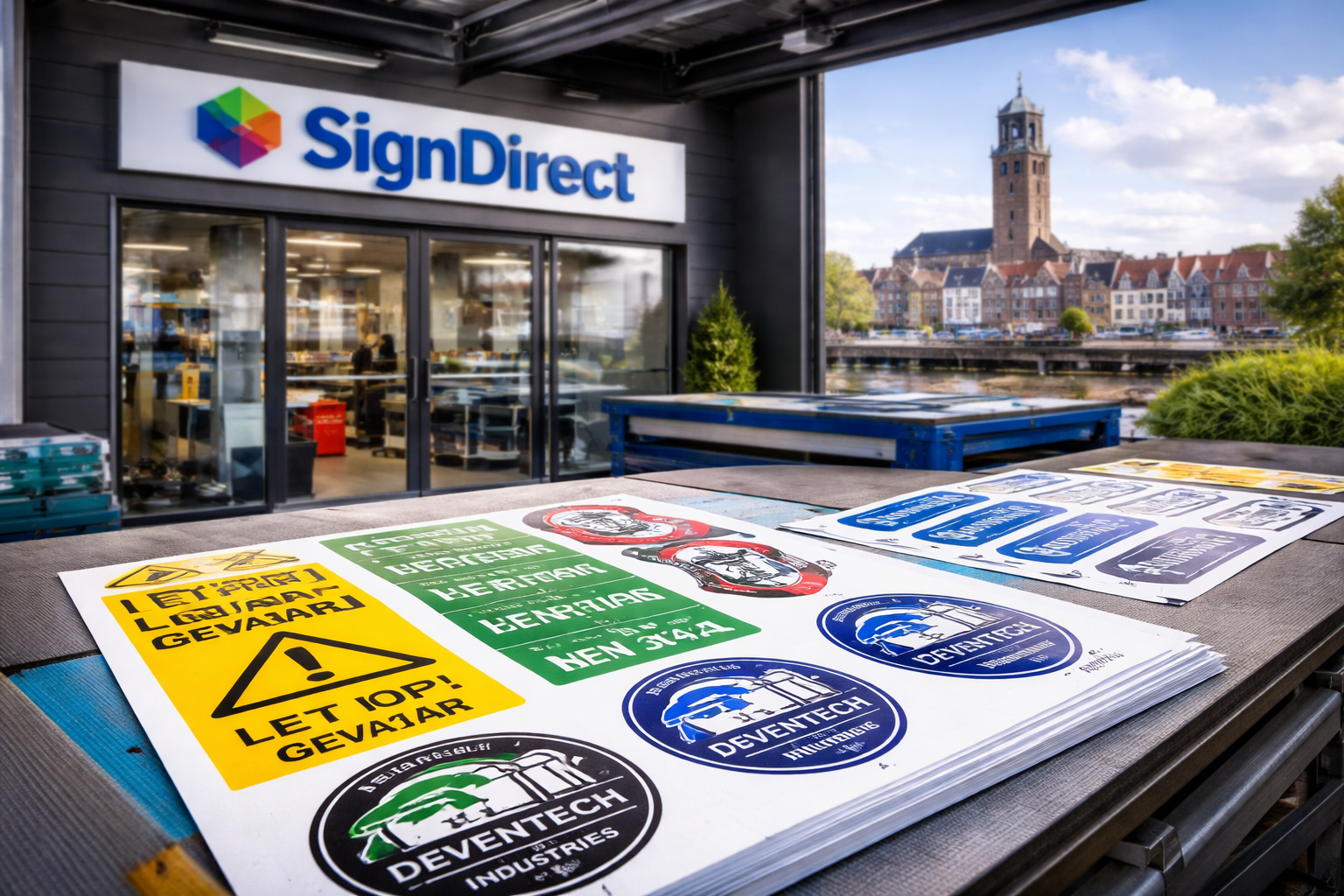 Zeefdruk stickers drukken Deventer