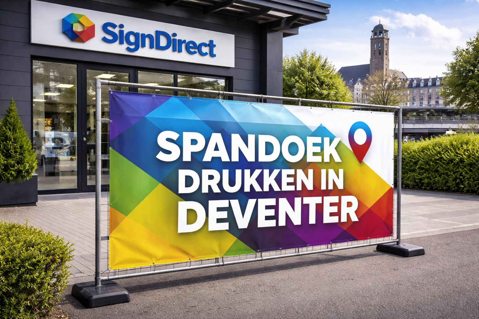 Spandoek drukken in Deventer
