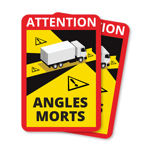 Dode hoek stickers-500x500px-new webshop image Dode hoek sticker bestellen - Afbeelding 1