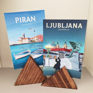 Houten kaarten drukken