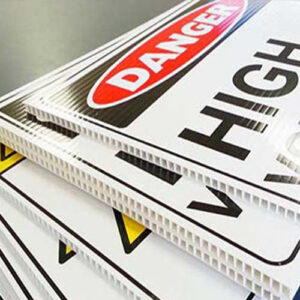 Kanaalplaat bedrukken