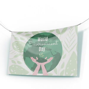 Milieuvriendelijk spandoek