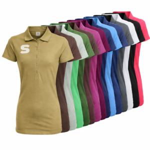 Premium dames stretch poloshirts bedrukken