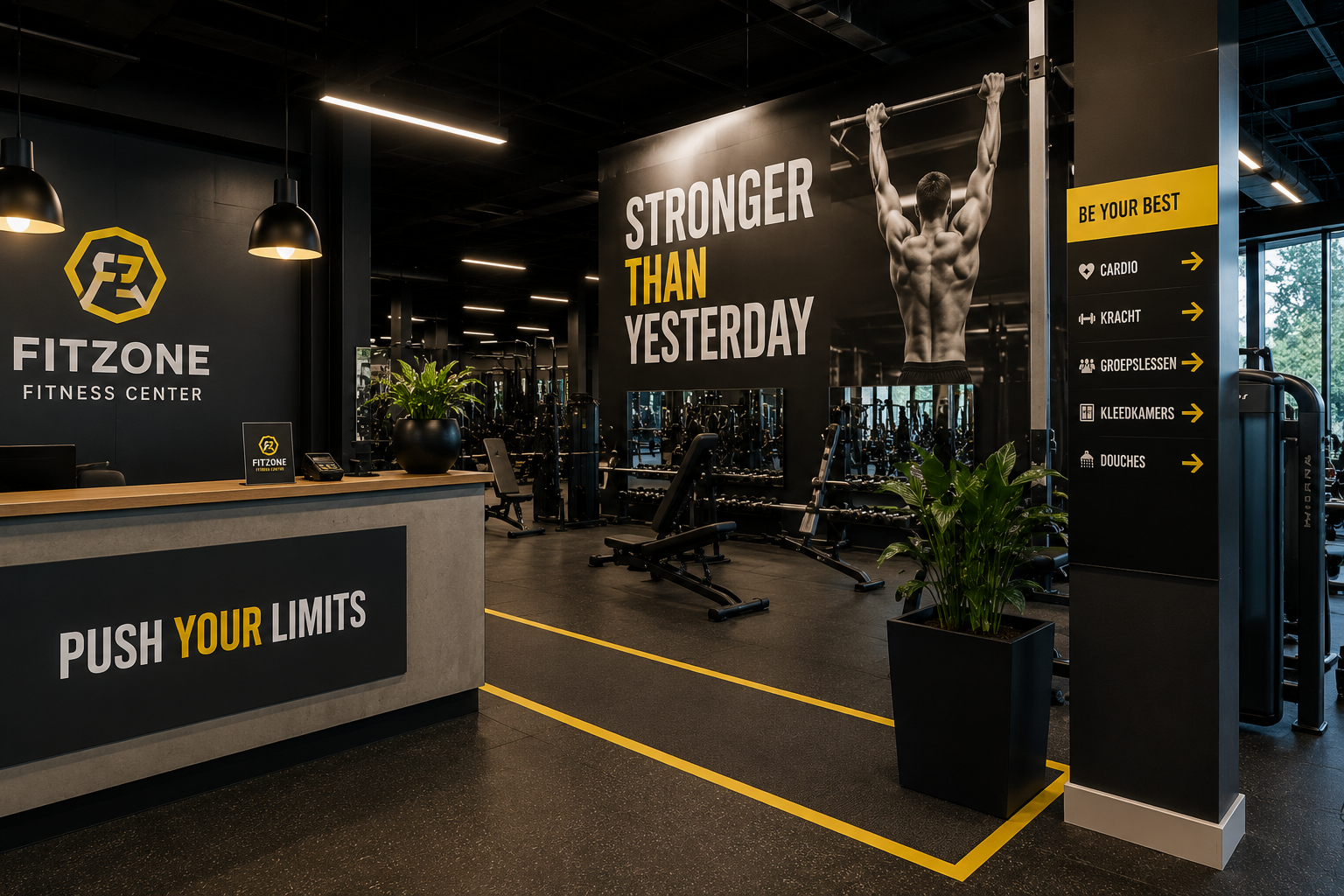 Print en Sign voor Fitnesscentra
