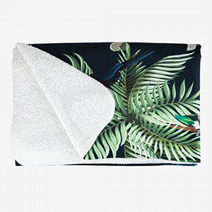 Sherpa fleece deken bedrukken