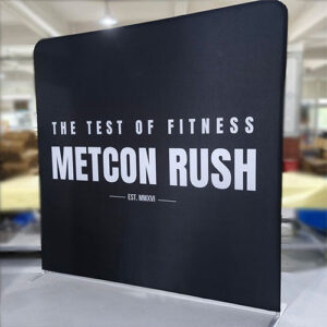 Vrijstaand textielframe bedrukken