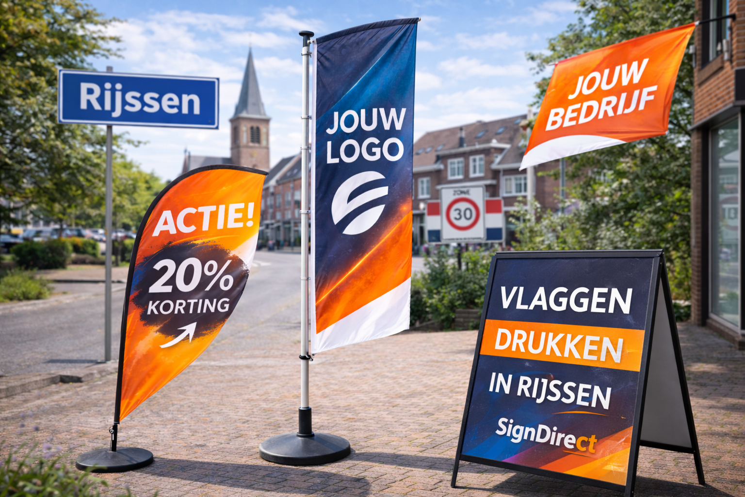 Vlaggen drukken Rijssen