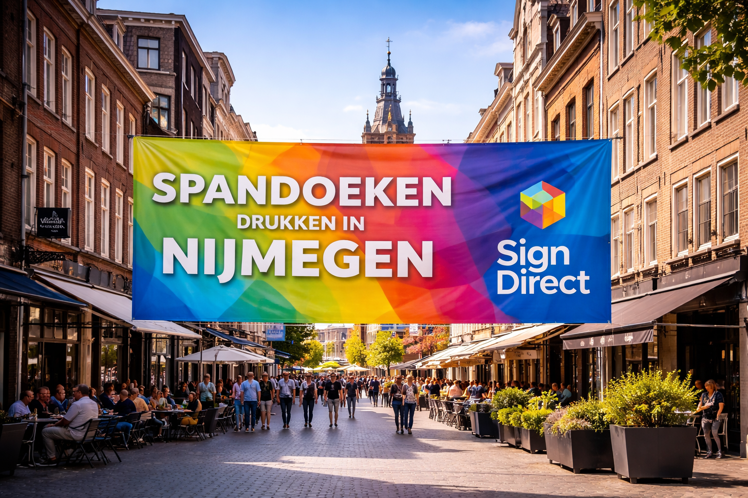 Spandoeken drukken in Nijmegen