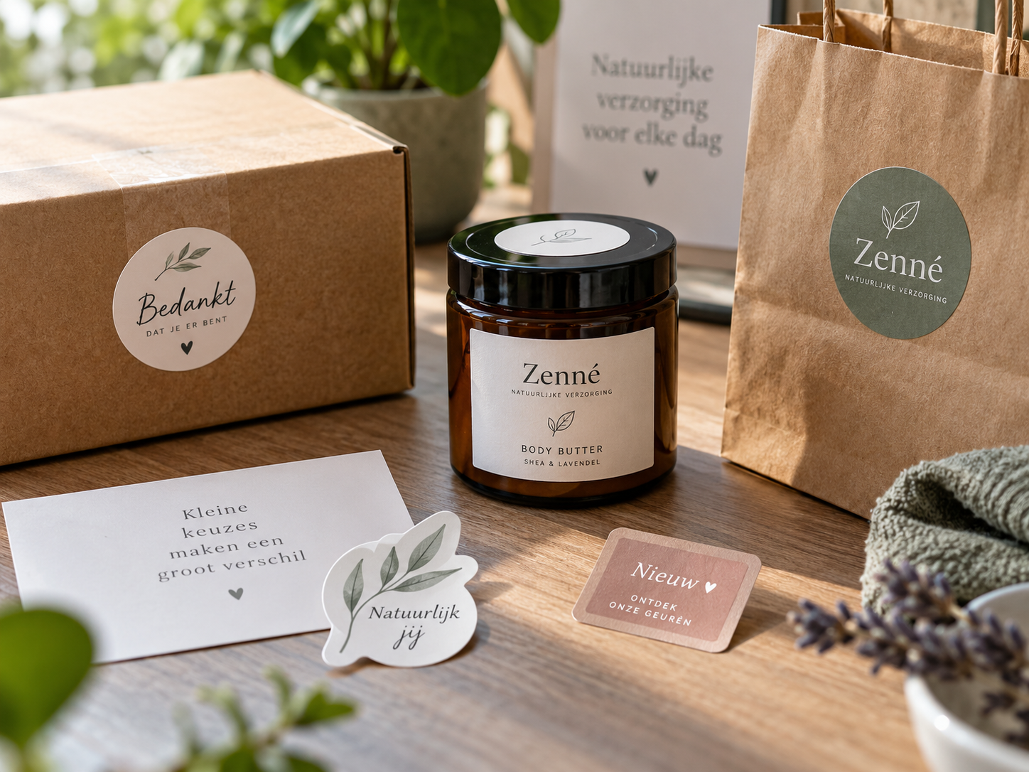 Verschillende kleine zakelijke stickers toegepast als sluitsticker productlabel merksticker en promotionele sticker