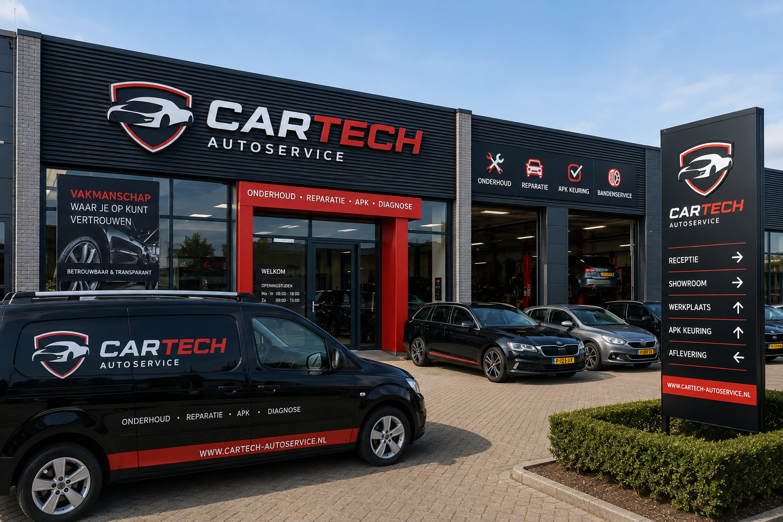 Print en Sign voor de automotive dienstverlening