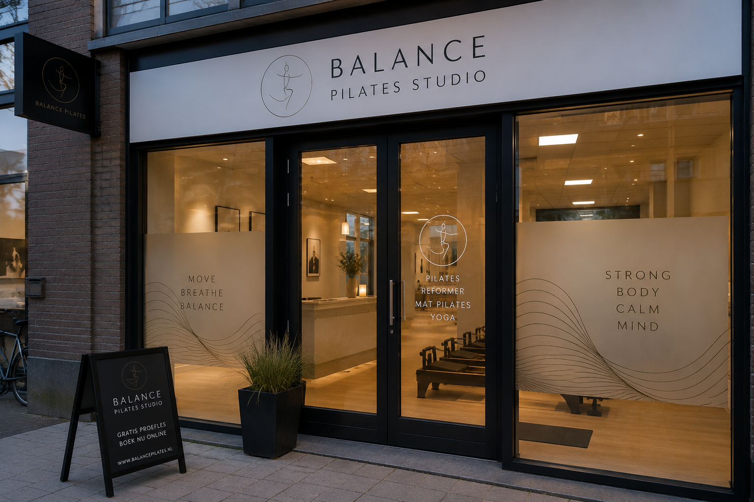 Print en Sign voor Pilatesstudios