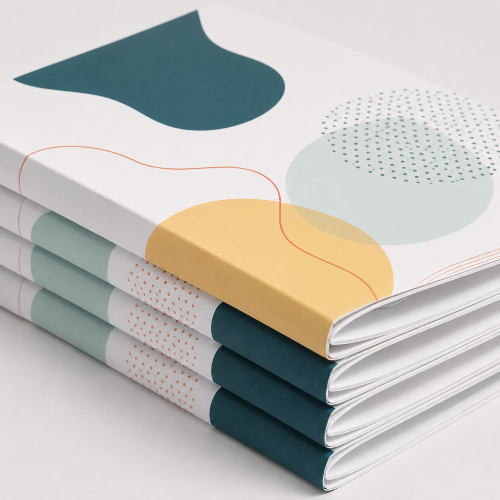 Scheurvaste brochures (geniet) drukken