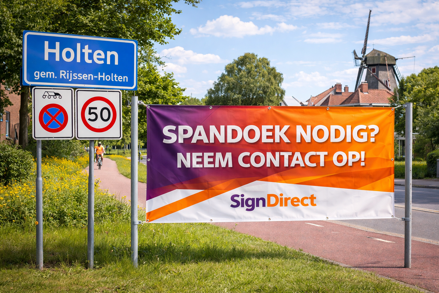 Spandoeken drukken in Holten