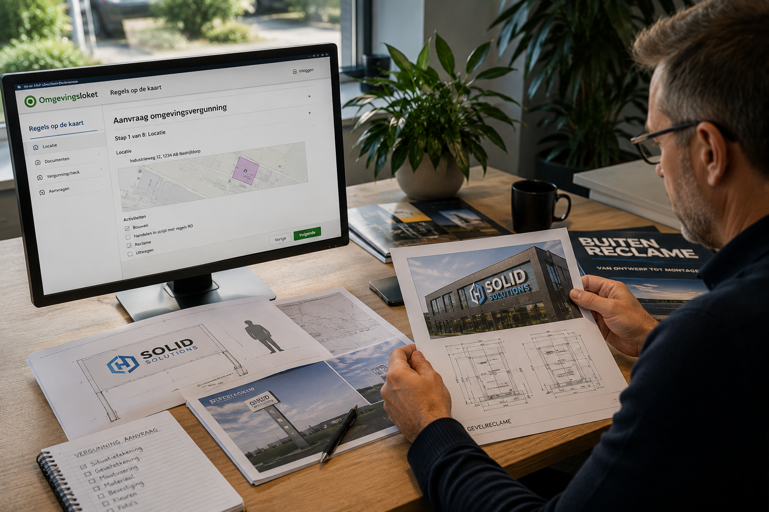 Vergunning aanvragen voor buitenreclame