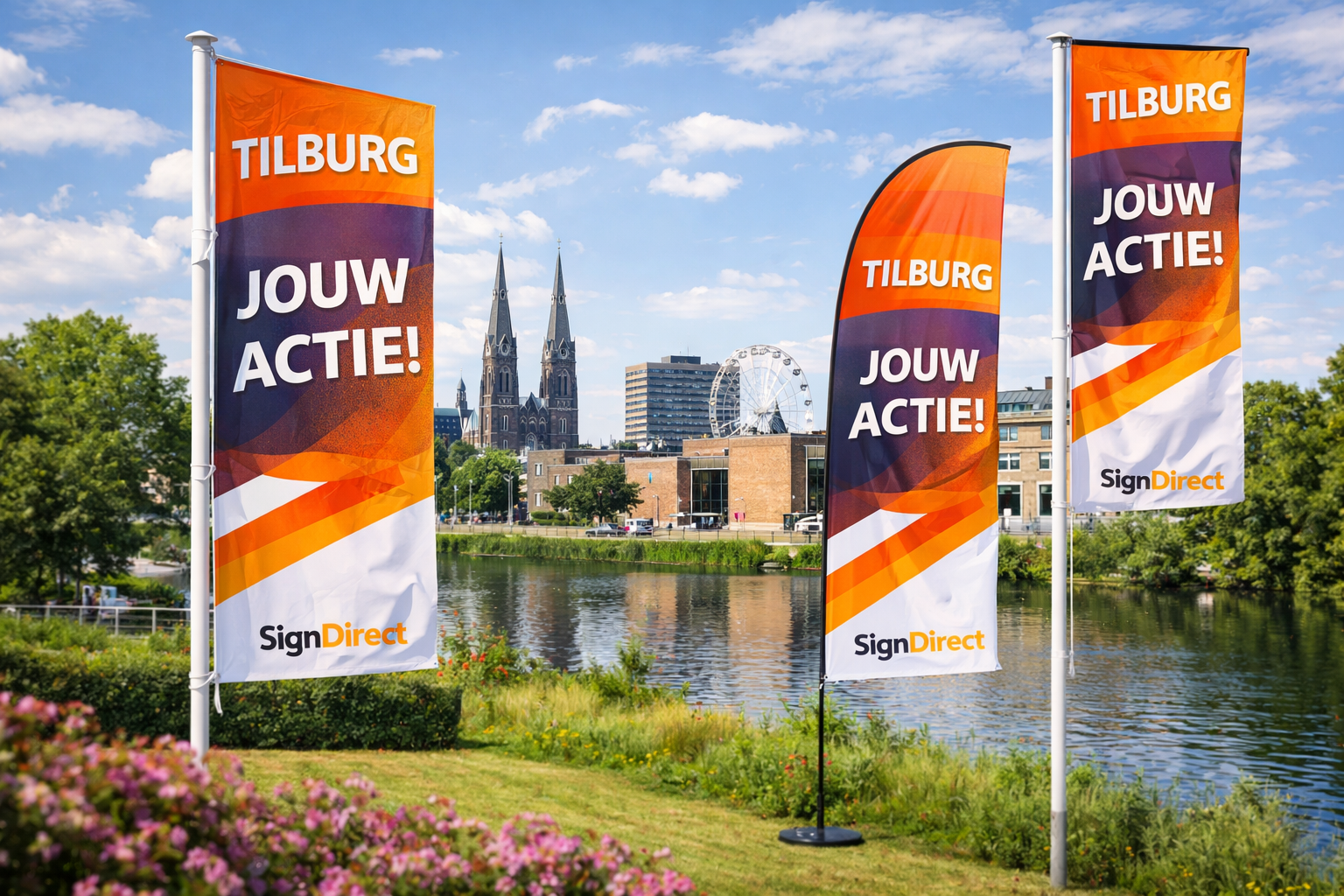 Vlaggen drukken Tilburg